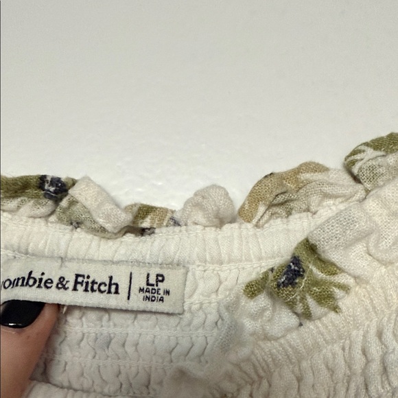 Abercrombie & Fitch Green Floral Midi Dress - Picture 3 of 4